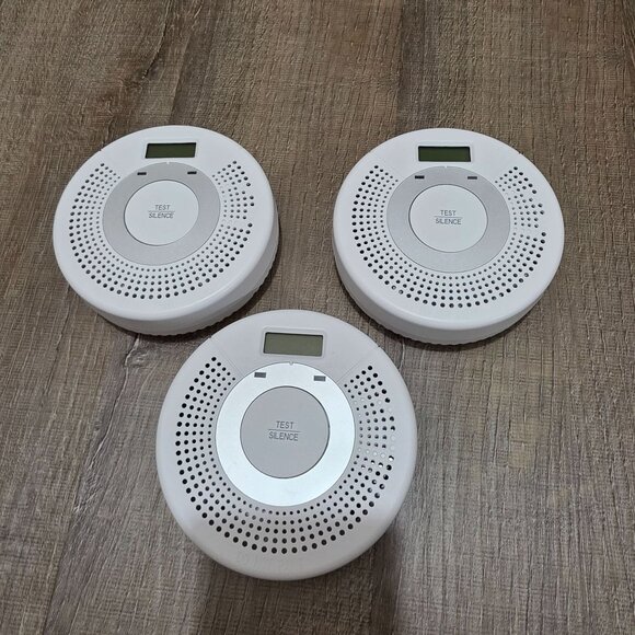 Smoke & Carbon Monoxide Detector Alarm with LCD Display – 3 Pack – Brand New - Picture 7 of 14